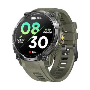 นาฬิกาอัจฉริยะ TKYUAN 1.43 GPS พร้อมระบบติดตามตำแหน่ง หน้าจอ Amoled รุ่น K76A นาฬิกาออกกำลังกายกันน้ำสำหรับผู้ชาย พร้อมไฟฉาย - Product Image 3