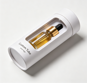 OEM <b>Custom</b> Round Paper Tube, Cosmetic Packaging Cylinder Box for <b>Lipstick</b>/Essential Oil, Durable Kraft Cardboard Tube - Product Image 4
