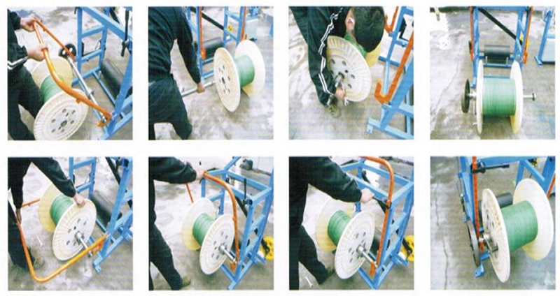 630/1250 Semi-automatic Cable Coiling Machine winding machinery
