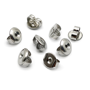 Hypoallergenic Stainless Steel <strong>Earring</strong> <strong>Back</strong> Secure <strong>Locking</strong> <strong>Backs</strong> for Stud <strong>Earrings</strong> 18K Gold Replacement - Product Image 1