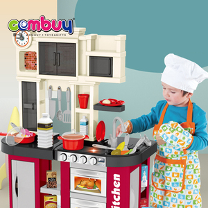 Grande <span class=keywords><strong>cuisine</strong></span> en plastique pour enfants de 2 à 7 ans, jeu de <span class=keywords><strong>simulation</strong></span> de <span class=keywords><strong>cuisine</strong></span> pour enfants d'âge préscolaire - Product Image 4