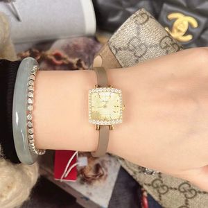 Reloj Mishali 22032, Diseño Único de Cubo de Azúcar Pequeño, Reloj Retro de Lujo Ligero, Diseño de Nicho, Elegante y Versátil, Reloj Cuadrado para Mujer - Product Image 5