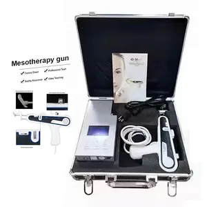 ปืนฉีด Mesotherapy ต่อต้านริ้วรอย Meso GUN แบบพกพาเข็มเดียวเครื่องฉีดกรดไฮยาลูโรนิกเครื่องฉีดปืน mesotherapy