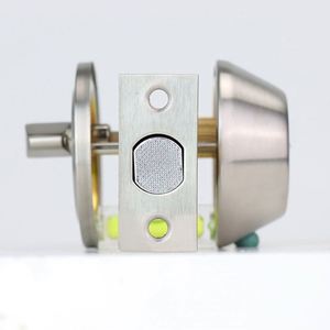 กุญแจล็อคเฟอร์นิเจอร์แบบไม่ใช้กุญแจ WEKIS ชุบสังกะสี แข็งแรงทนทาน พร้อมตัวปรับระยะห่างด้านหลังสำหรับประตูแบบฝัง (60-70 มม.) ทำจากสแตนเลส - Product Image 5