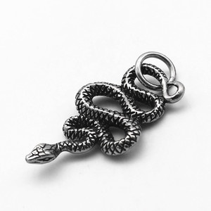 Collar con Colgante de Serpiente de Acero Inoxidable Unisex yunique, Diseño Animal, Estilo Punk, Joyería, Cadena de Metal 316L, Accesorio de Moda - Product Image 3