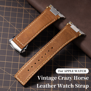 <span class=keywords><strong>Bracelet</strong></span> en <span class=keywords><strong>cuir</strong></span> de vachette de haute qualité avec connecteur de haute précision et <span class=keywords><strong>boucle</strong></span> déployante en acier inoxydable pour <span class=keywords><strong>Apple</strong></span> <span class=keywords><strong>Watch</strong></span> - Product Image 2