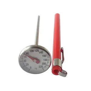 Taschen temperatur ka libra tor Tee-Metall-Thermometer mit Kunststoff abdeckung