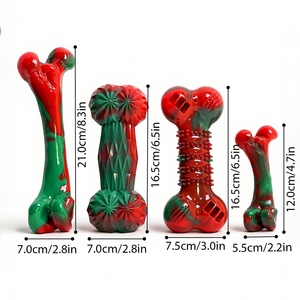 Weihnachts-TPR-Kauspielzeug für Hunde, Bissresistent, zur Zahnreinigung, Großhandel - Product Image 6