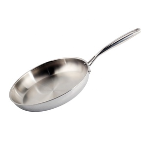 Tri-Ply Stainless Steel Fry <b>Pan</b> <b>Induction</b> Compatible,Frying <b>Pan</b>, Skillet, Cookware - Product Image 3