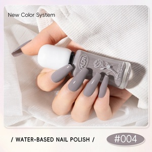 Vernis à ongles végétalien écologique à base d'eau, séchage rapide, longue tenue, 10 ml, flacon rose, OEM, vente en gros, faible MOQ, pour usine 20Y - Product Image 2