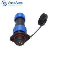Connecteur étanche SP16 SD16 IP68, prise et fiche circulaires pour câble d'aviation, type de raccordement mâle-femelle 16 mm