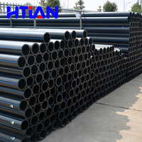 Tuyau d'alimentation en eau HDPE PE100 SDR11 PN16 DN25 DN32 DN250 DN315 Réseau d'eau potable municipal Résistant aux hautes pressions