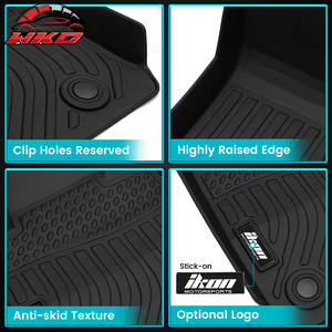 Tapis de sol toutes saisons pour BMW Série 3 berline F30 AWD 2012-2018, tapis en TPE 3 pièces, moulés 3D, imperméables - Product Image 3