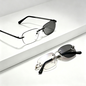 Nouvelles <span class=keywords><strong>lunettes</strong></span> photochromiques anti-lumière bleue pour femmes et hommes, sans monture, HD UV400, <span class=keywords><strong>lunettes</strong></span> <span class=keywords><strong>de</strong></span> <span class=keywords><strong>soleil</strong></span> - Product Image 2
