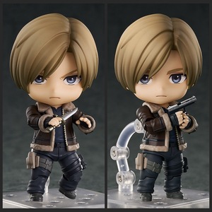 Figura Nendoroid de Leon S. Kennedy 2337# de <span class=keywords><strong>Resident</strong></span> <span class=keywords><strong>Evil</strong></span> <span class=keywords><strong>4</strong></span> Remake, Juguete Coleccionable de Juego en Resina PVC Duradera para Escritorio, Buen ODM en Caja - Product Image 1