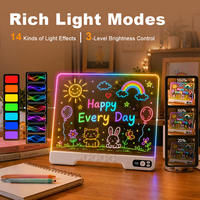 Tableau d'écriture et de dessin LED éducatif RGB pour enfants avec support pliable – Cadeau idéal pour l'apprentissage des enfants – Offre spéciale