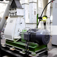 RICHI Machine de fabrication d'aliments en granulés pour moutons - Ligne de production de moulin de traitement d'aliments pour volailles, porcs, bovins, moutons et ovins - Chine