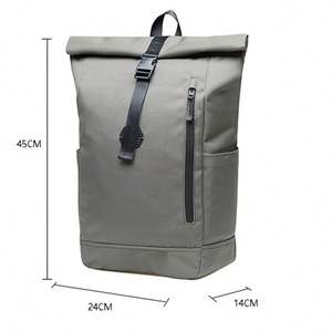 Custom School Cool Backpack <b>Rucksack</b> New Design Outdoor Travel Roll Top Waterproof Softback for Laptop Use - Product Image 1