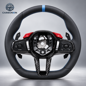 Volante Deportivo Personalizado para A90 Supra Mk5 para 330i/G30/540i/G20/G80/M3/X5/G05/G42/G01/X3/M2/G87/G26 - 3 Radios, Agarre de 35 mm - Product Image 6