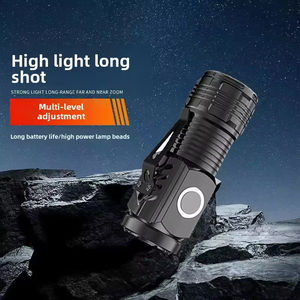 Linterna LED Táctica Recargable USB, Portátil, Pequeña, Multifuncional, de Plástico ABS Impermeable, para Exteriores y Camping - Product Image 4