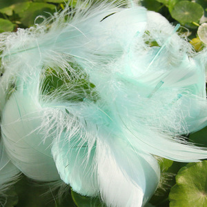 Atrapasueños hecho a mano, plumas de ganso de 6-12cm, diseño de moda artesanal, decoración de ropa, venta al por mayor - Product Image 6
