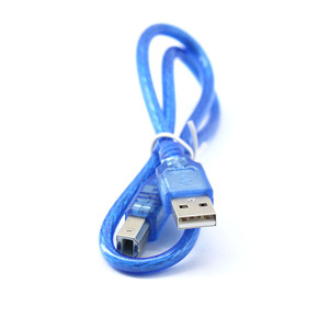 สายเคเบิลข้อมูลเครื่องพิมพ์พอร์ตสี่เหลี่ยม <span class=keywords><strong>USB</strong></span> 2.0 สีฟ้าใส ขั้วต่อ <span class=keywords><strong>USB</strong></span>-A ถึง B ความยาว 3-10 เมตร ตัวนำทองแดงทั้งหมด - Product Image 2