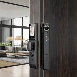 新产品S959MAX 3D FaceTuya WiFi应用，带视频呼叫塞拉杜拉生物指纹代码卡智能门锁 - Product Image 1