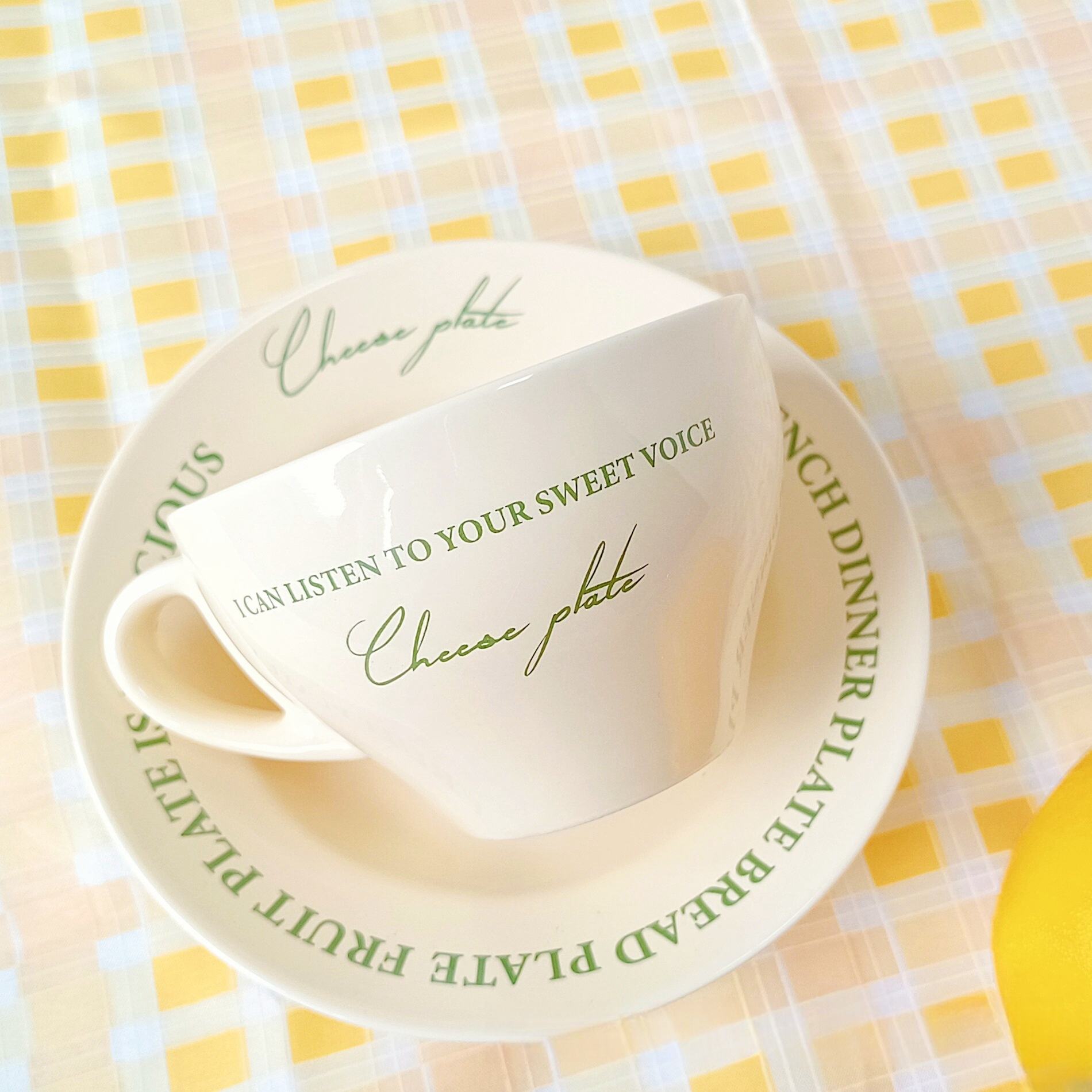 Green-Cup and saucer
