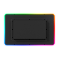 Tablette Android de salle de réunion à écran tactile mural de 15.6 pouces RVB LED pour stations-service