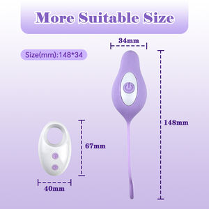 Vibrateur portable à télécommande pour couples, jouets sexuels pour adultes pour femmes, longue <span class=keywords><strong>distance</strong></span> avec stimulateur de lapin pour le point G - Product Image 2