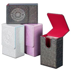 Boîte/étui pour cartes de tarot en cuir FX - Boîte à cartes scintillante pour cartes de tarot standard (2,75'' x 4,75'') - Product Image 1
