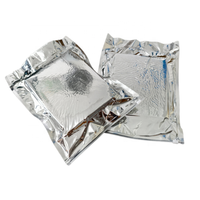 Pochette isotherme extensible auto-scellante en feuille d'aluminium métallique et mousse PU pour l'expédition en chaîne du froid