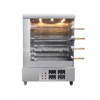 Four à rôtisserie électrique commercial à 4 niveaux pour poulet - Équipement de cuisine pour restaurant de petite taille