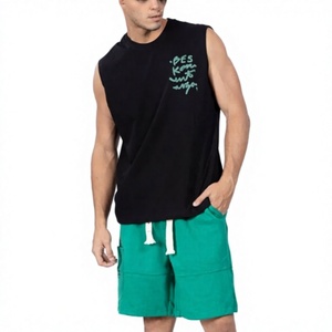 Pantalones Cortos Bermuda para Hombre, Cintura Media, Color Sólido, Tejido Piqué de Spandex/Algodón, Ecológicos, Impermeables, Transpirables, Suaves, OEM Personalizados - Product Image 4