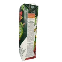 1000Ml Fabriek Aangepaste Verpakkingsdozen Voor Fruitdrank Aseptisch Papier Materiaal Map Type Voor Voedingsindustrie