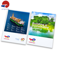 Brochures de catalogue en papier kraft format A4, carton épais 300g, avec estampage à chaud doré et couverture imprimée avec logo personnalisé