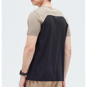 เสื้อยืดออกกำลังกายผู้ชาย คอกลม ลายพิมพ์สะท้อนแสง ดีไซน์ยืดหยุ่น เสื้อวิ่งฟิตเนสสำหรับผู้ชาย - Product Image 3