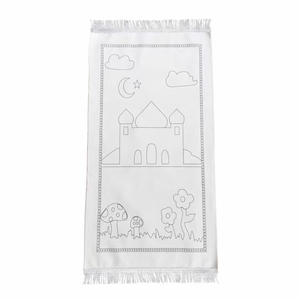 Tappetino da Preghiera Islamico Turco per Bambini, Tappeto Portatile da Colorare per Preghiera Musulmana - Product Image 5