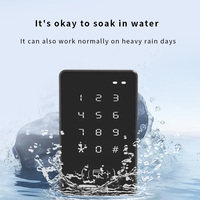 IP68 teclado táctil a prueba de agua lector de Control de acceso inteligente 2000 usuarios 125Khz EM RFID controlador de acceso de puerta independiente