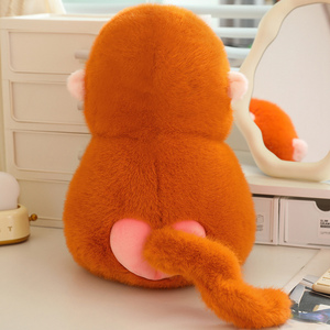 Lindo y cómodo tridimensional forma <span class=keywords><strong>mono</strong></span> <span class=keywords><strong>babuino</strong></span> animal peluche regalo de Navidad decoración del hogar - Product Image 2