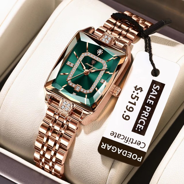 POEDAGAR 785 Stainless Steel Waterproof Quartz Watch Women Simple Fashion Luxury Women's Wristwatch for Ladies Relogio Feminino