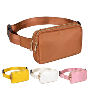 Sac banane en velours côtelé, double pochette, léger, unisexe, 2L, étanche, pour téléphone, vente en gros d'usine - Product Image 6
