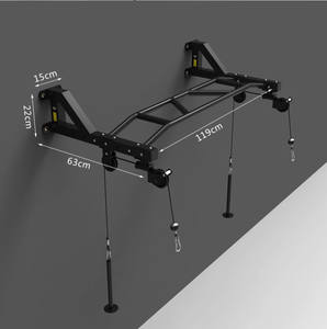 בטיחות-תכונות בטיחות פלדה סמיכה ברים נגד החלקה מעמוד מוטות calistenics עץ ידיות מעמדות אחיזה לגברים - Product Image 4