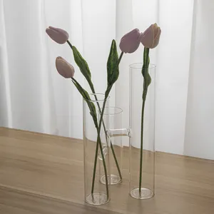 O fabricante venda diretamente moderno vasos de vidro decoração vasos de vidro 3 tubos - Product Image 4