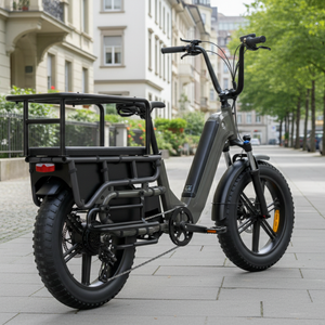 Vélo électrique 2025 dernier modèle, pneus larges, commande au pouce, pour trajets quotidiens - Product Image 3