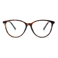Montures de lunettes œil-de-chat en alliage TR anti-lumière bleue avec verres en acrylique, légères, pour hommes et femmes, dorées, certifiées CE