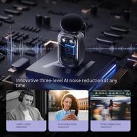 Microphone cravate sans fil T1 MINI pour téléphones, mini microphone sans fil pour enregistrement vidéo, streaming pour caméra, PC, ordinateur portable