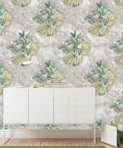 Pianta moderna che scorre oro Design PVC <span class=keywords><strong>carta</strong></span> <span class=keywords><strong>da</strong></span> <span class=keywords><strong>parati</strong></span> impermeabile a prova di rumore per abbellimento domestico grafica esclusiva by_ultimate - Product Image 1