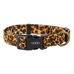 Kit de fabrication d'animaux avec collier et laisse, en tissu floqué, motif guépard, produit pour chiens - Product Image 2