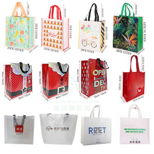 Sac non tissé écologique personnalisé à prix d'usine, sac non tissé réutilisable pour vêtements avec logo - Product Image 5